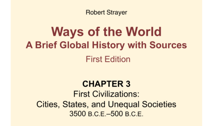 Robert strayer ways of the world