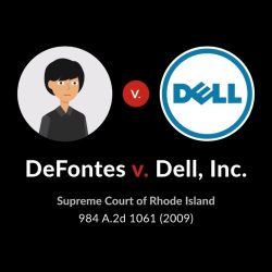 Defontes v dell case brief