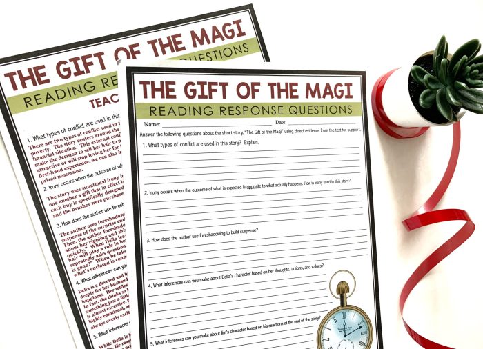 The gift of the magi worksheet pdf