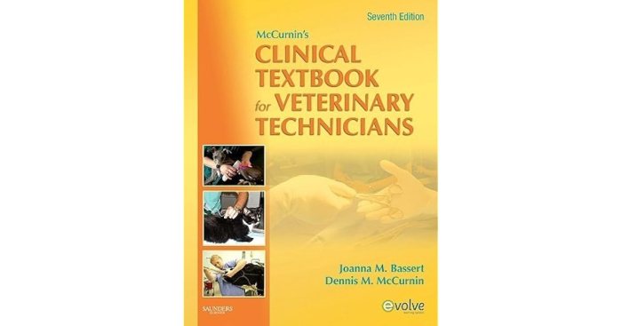 Mccurnin's clinical textbook for veterinary technicians