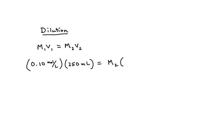 If i dilute 250 ml of 0.10 m lithium acetate